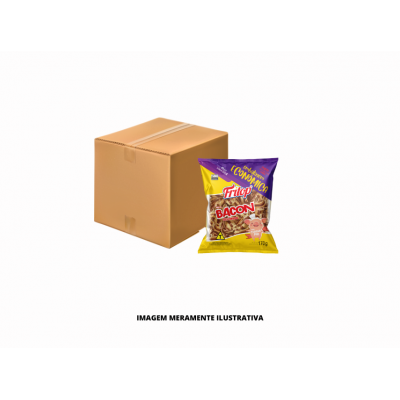 SALGADINHO - FRITOP - 170g LISTRADO BACON - CX10